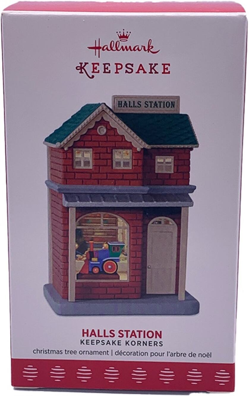 Hallmark Keepsake Korners 2017 Halls Station Christmas Ornament in Box